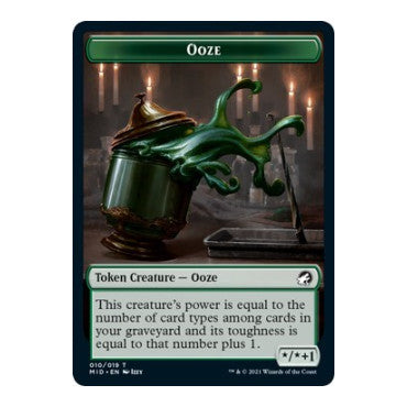 Ooze Token (MID) #10 T (Lightly Played) Innistrad: Midnight Hunt Magic: The Gathering: 2021
