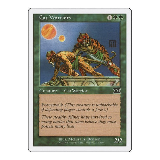 Cat Warriors (6ED) #219 Common Classic Sixth Edition Magic: The Gathering: 1999