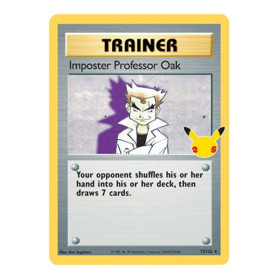 Imposter Professor Oak (CCC) #73/102 Classic Collection (Holofoil Near Mint) Celebrations: Classic Collection Pokemon: 2021
