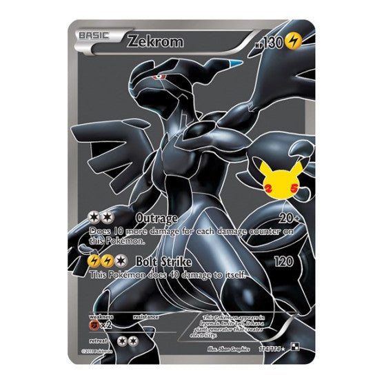 Zekrom (CCC) #114/114 Classic Collection (Holofoil Near Mint) Celebrations: Classic Collection Pokemon: 2021