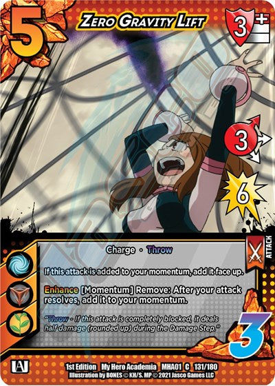Zero Gravity Lift (MHA) #131/180 Common UniVersus: My Hero Academia UniVersus: 2021