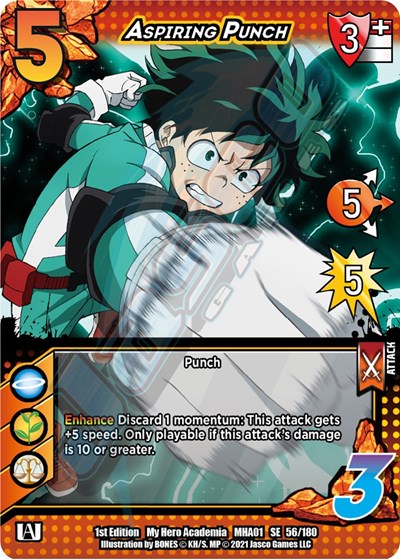 Aspiring Punch (MHA) #56/180 SE UniVersus: My Hero Academia UniVersus: 2021