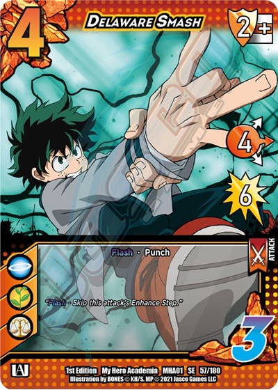 Delaware Smash (MHA) #57/180 SE UniVersus: My Hero Academia UniVersus: 2021