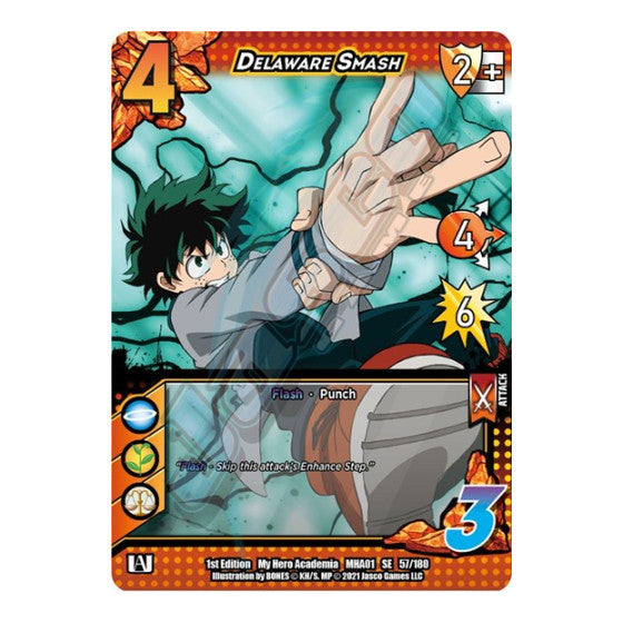 Delaware Smash (MHA) #57/180 SE UniVersus: My Hero Academia UniVersus: 2021