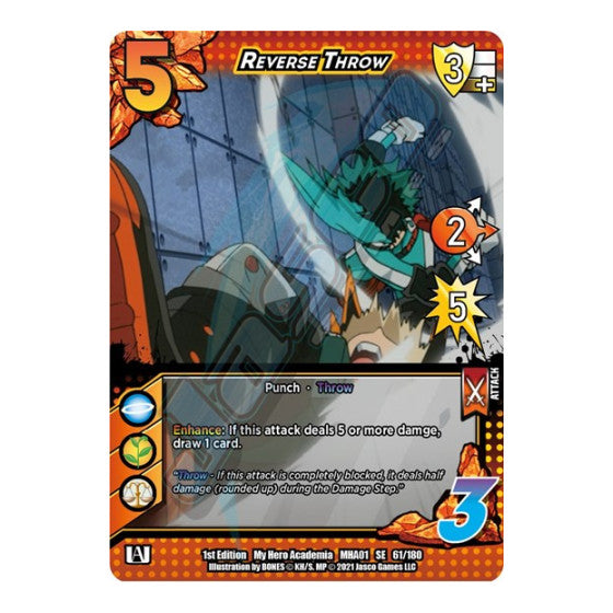 Reverse Throw (MHA) #61/180 SE UniVersus: My Hero Academia UniVersus: 2021