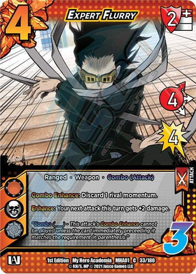 Expert Flurry (MHA) #33/180 Common UniVersus: My Hero Academia UniVersus: 2021