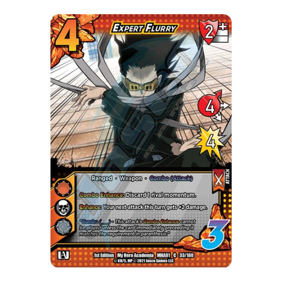 Expert Flurry (MHA) #33/180 Common UniVersus: My Hero Academia UniVersus: 2021