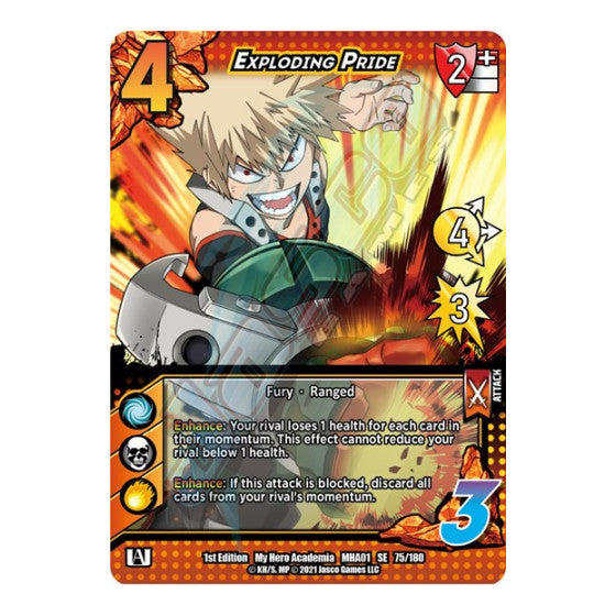 Exploding Pride (MHA) #75/180 SE UniVersus: My Hero Academia UniVersus: 2021