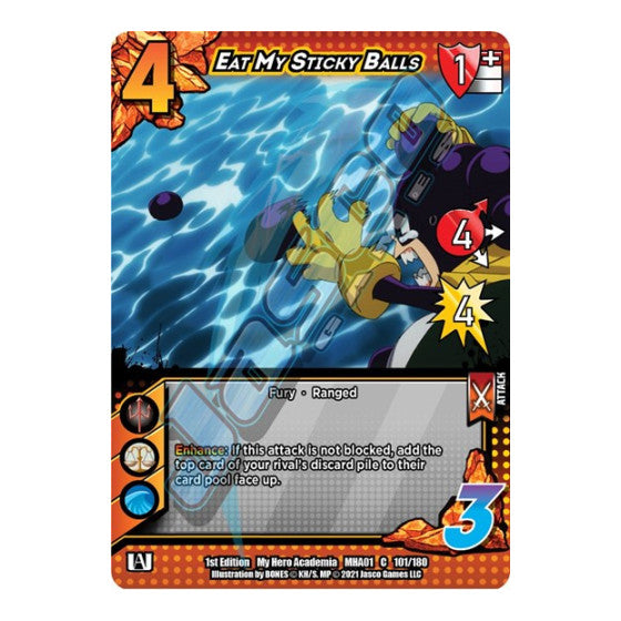 Eat My Sticky Balls (MHA) #101/180 Common UniVersus: My Hero Academia UniVersus: 2021