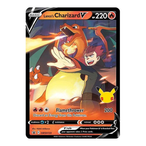 Lances Charizard V SWSH133 (SWSD) #SWSH133 Promo (Holofoil Lightly Played) SWSH: Sword & Shield Promo Cards Pokemon: 2019