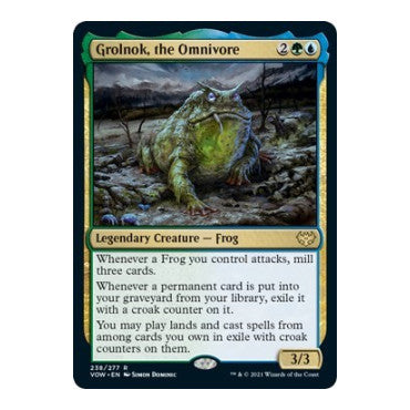 Grolnok, the Omnivore (VOW) #238 Rare (Lightly Played) Innistrad: Crimson Vow Magic: The Gathering: 2021
