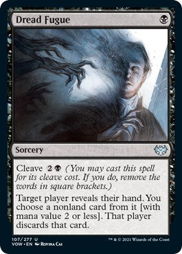 Dread Fugue (VOW) #107 Uncommon (Lightly Played) Innistrad: Crimson Vow Magic: The Gathering: 2021