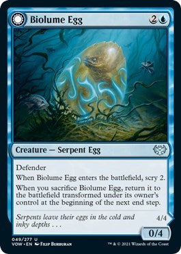 Biolume Egg (VOW) #49 Uncommon (Lightly Played) Innistrad: Crimson Vow Magic: The Gathering: 2021