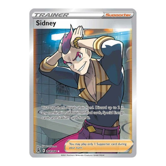 Sidney Full Art (SWSH08) #264/264 Ultra Rare (Holofoil Near Mint) SWSH08: Fusion Strike Pokemon: 2021