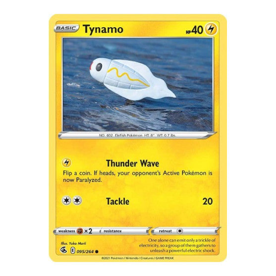 Tynamo (SWSH08) #095/264 Common (Reverse Holofoil Near Mint) SWSH08: Fusion Strike Pokemon: 2021