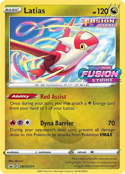 Latias SWSH171 Prerelease (SWSD) #SWSH171 Promo (Holofoil Near Mint) SWSH: Sword & Shield Promo Cards Pokemon: 2019