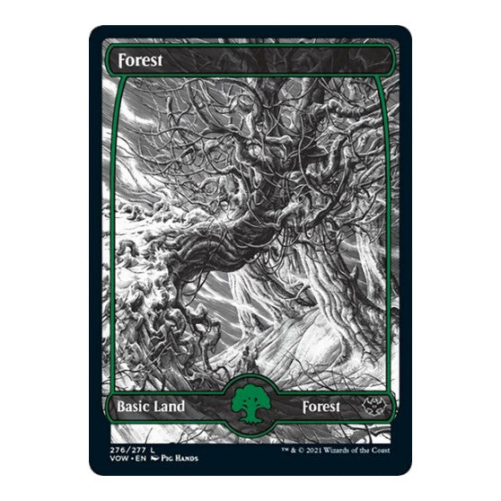 Forest (276) (VOW) #276 Land (Lightly Played) Innistrad: Crimson Vow Magic: The Gathering: 2021