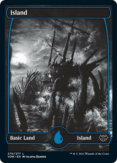 Island 270 (VOW) #270 Land (Lightly Played) Innistrad: Crimson Vow Magic: The Gathering: 2021
