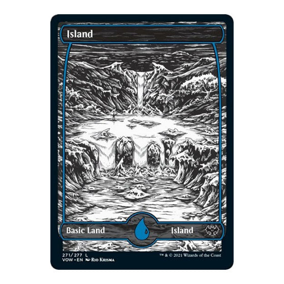 Island (271) (VOW) #271 Land (Lightly Played) Innistrad: Crimson Vow Magic: The Gathering: 2021