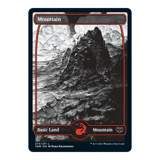 Mountain (275) (VOW) #275 Land (Lightly Played) Innistrad: Crimson Vow Magic: The Gathering: 2021