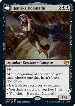 Henrika Domnathi (VOW) #119 Mythic Rare (Near Mint) Innistrad: Crimson Vow Magic: The Gathering: 2021