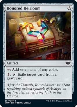 Honored Heirloom (VOW) #257 Common Innistrad: Crimson Vow Magic: The Gathering: 2021