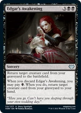 Edgars Awakening (VOW) #110 Uncommon Innistrad: Crimson Vow Magic: The Gathering: 2021