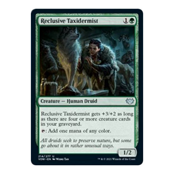 Reclusive Taxidermist (VOW) #214 Uncommon Innistrad: Crimson Vow Magic: The Gathering: 2021