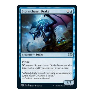 Stormchaser Drake (VOW) #82 Uncommon (Lightly Played) Innistrad: Crimson Vow Magic: The Gathering: 2021