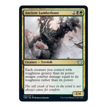 Ancient Lumberknot (VOW) #230 Uncommon Innistrad: Crimson Vow Magic: The Gathering: 2021