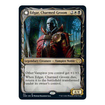 Edgar Charmed Groom Showcase (VOW) #311 Rare (Near Mint) Innistrad: Crimson Vow Magic: The Gathering: 2021