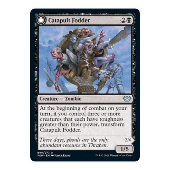 Catapult Fodder (VOW) #99 Uncommon (Lightly Played) Innistrad: Crimson Vow Magic: The Gathering: 2021