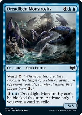 Dreadlight Monstrosity (VOW) #57 Common Innistrad: Crimson Vow Magic: The Gathering: 2021
