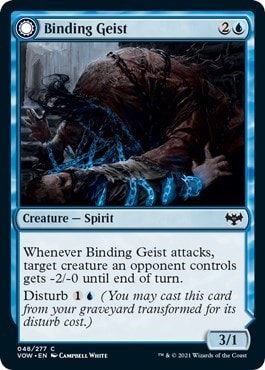 Binding Geist (VOW) #48 Common Innistrad: Crimson Vow Magic: The Gathering: 2021