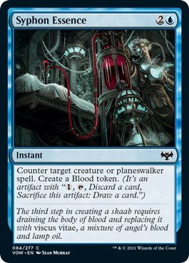 Syphon Essence (VOW) #84 Common (Lightly Played) Innistrad: Crimson Vow Magic: The Gathering: 2021