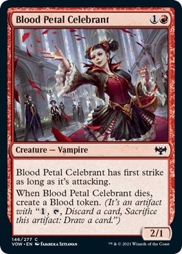Blood Petal Celebrant (VOW) #146 Common (Damaged) Innistrad: Crimson Vow Magic: The Gathering: 2021