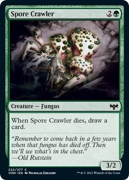 Spore Crawler (VOW) #222 Common (Lightly Played) Innistrad: Crimson Vow Magic: The Gathering: 2021