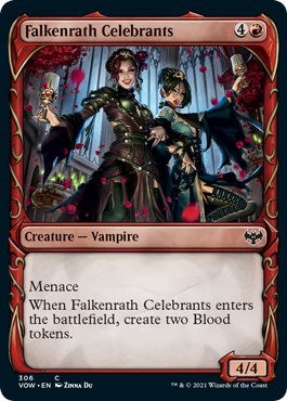 Falkenrath Celebrants Showcase (VOW) #306 Common (Lightly Played) Innistrad: Crimson Vow Magic: The Gathering: 2021