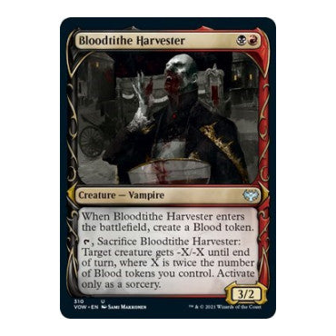 Bloodtithe Harvester Showcase (VOW) #310 Uncommon (Lightly Played) Innistrad: Crimson Vow Magic: The Gathering: 2021