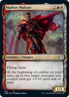Markov Waltzer Showcase (VOW) #313 Uncommon (Lightly Played) Innistrad: Crimson Vow Magic: The Gathering: 2021