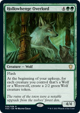Hollowhenge Overlord (VOC) #36 Rare (Near Mint) Commander: Innistrad: Crimson Vow Magic: The Gathering: 2021