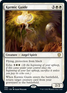 Karmic Guide (VOC) #90 Rare (Lightly Played) Commander: Innistrad: Crimson Vow Magic: The Gathering: 2021