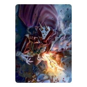 Flame-Blessed Bolt Art Card (ASVOW) #44 Special (Lightly Played) Art Series: Innistrad: Crimson Vow Magic: The Gathering: 2021