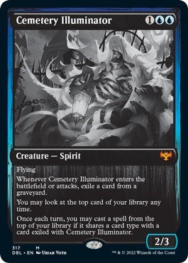 Cemetery Illuminator (DBL) #317 Mythic Rare (Lightly Played) Innistrad: Double Feature Magic: The Gathering: 2022