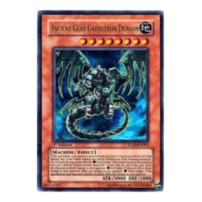 Ancient Gear Gadjiltron Dragon (SD10) #SD10-EN001 Ultra Rare Structure Deck: Machine Re-Volt YuGiOh: 2007