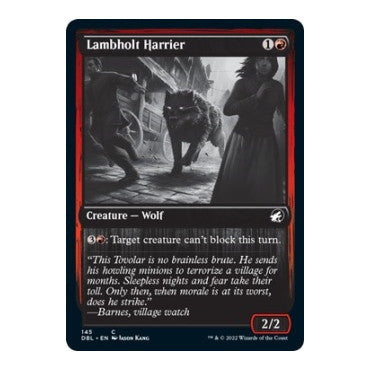 Lambholt Harrier (DBL) #145 Common (Damaged) Innistrad: Double Feature Magic: The Gathering: 2022