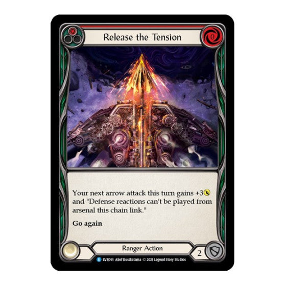 Release the Tension (Red) (EVR) #EVR091 Rare Everfest Flesh and Blood TCG: 2022