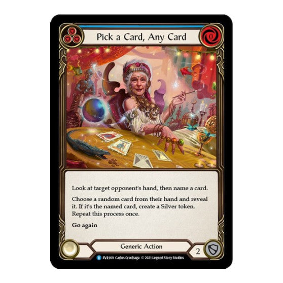 Pick a Card, Any Card (Blue) (EVR) #EVR169 Rare Everfest Flesh and Blood TCG: 2022
