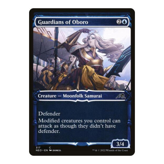 Guardians of Oboro (Showcase) (NEO) #317 Common (Lightly Played) Kamigawa: Neon Dynasty Magic: The Gathering: 2022