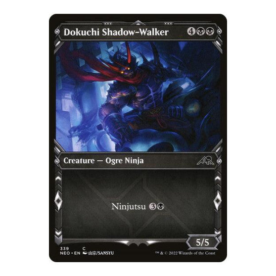Dokuchi Shadow Walker Showcase (NEO) #339 Common Kamigawa: Neon Dynasty Magic: The Gathering: 2022